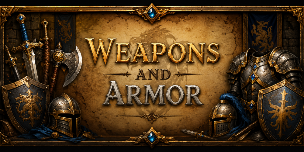 Weapons and Armor
